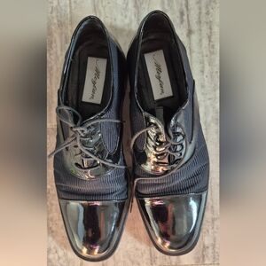 Meghan LA Men's Black Patent Leather Dress Shoes
